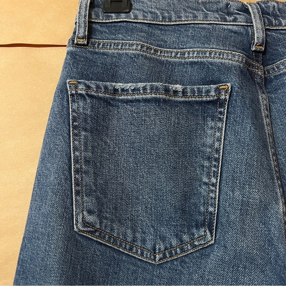 Agolde | Nico High Rise Slim Fit Jeans Limit Wash Denim Button Fly Size 25 - Picture 10 of 11